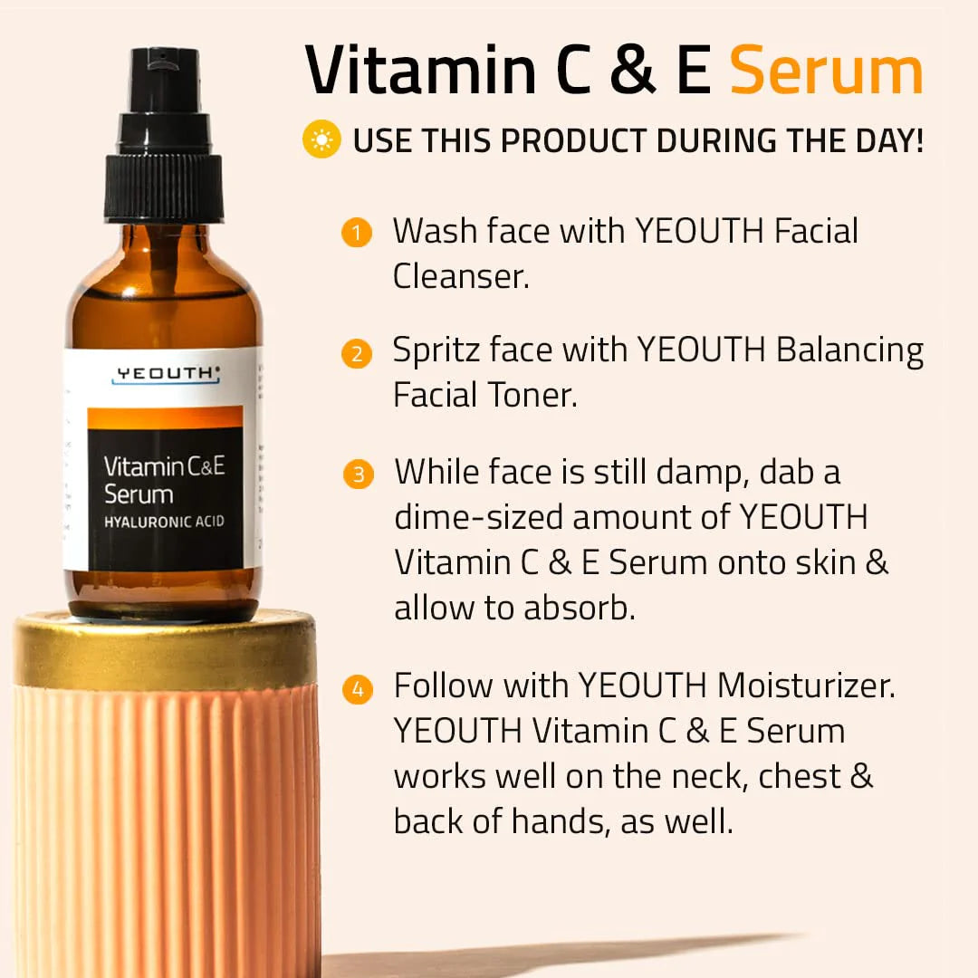 YEOUTH Vitamin C And E Face Serum