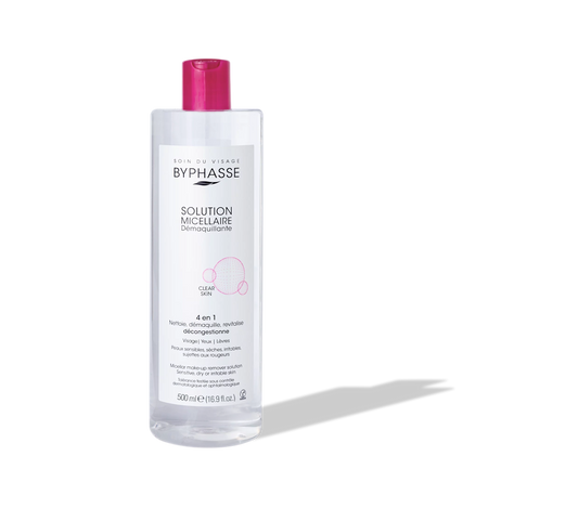 BYPHASSE SOLUTION MICELLAIRE DÉMAQUILLANTE 500ML
