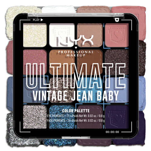 NYX ULTIMATE SHADOW PALETTE Vintage Jean Baby