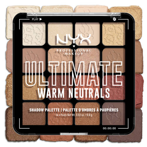 NYX ULTIMATE SHADOW PALETTE WARM NEUTRALS