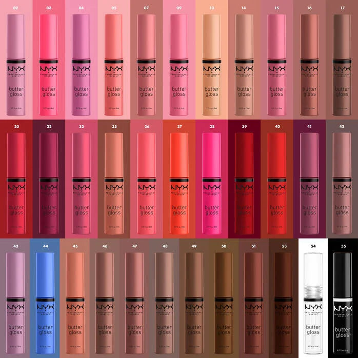 NYX BUTTER GLOSS NON-STICKY LIP GLOSS