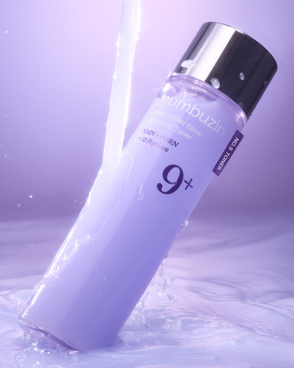 No.9+ NAD+ PDRN Glow Boosting Toner – Tonique Éclat Régénérant