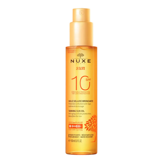 Nuxe Sun Huile Solaire Bronzante spf10 150ml