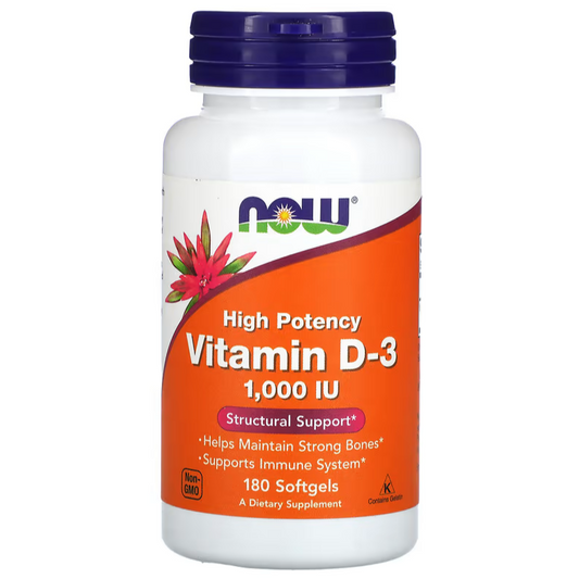 Vitamine D3 - NOW Foods 1000UI