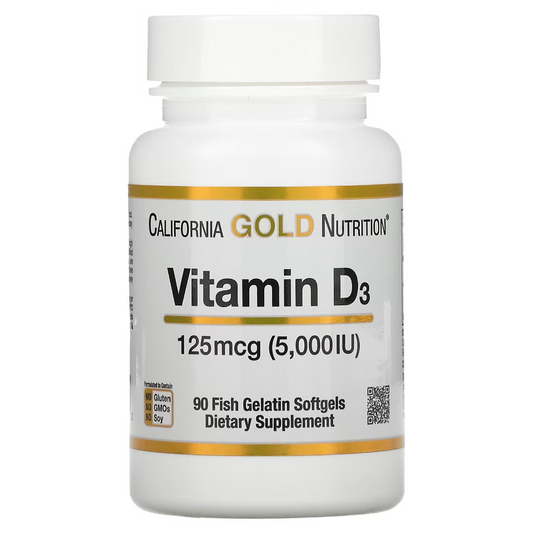 Vitamin D3, 50 mcg - CALIFORNIA GOLD NUTRITION