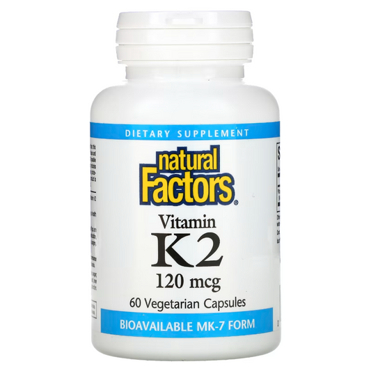 Vitamin K2, 120 mcg - Natural Factors