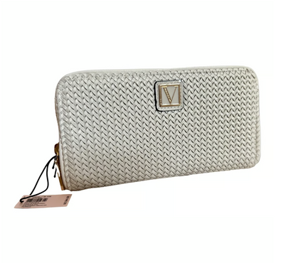 Victoria's Secret White woven wallet