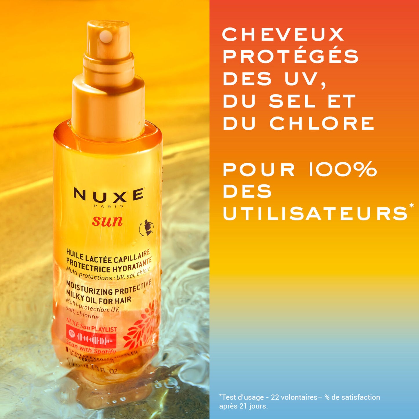 NUXE HUILE LACTÉE CAPILLAIRE PROTECTRICE HYDRATANTE