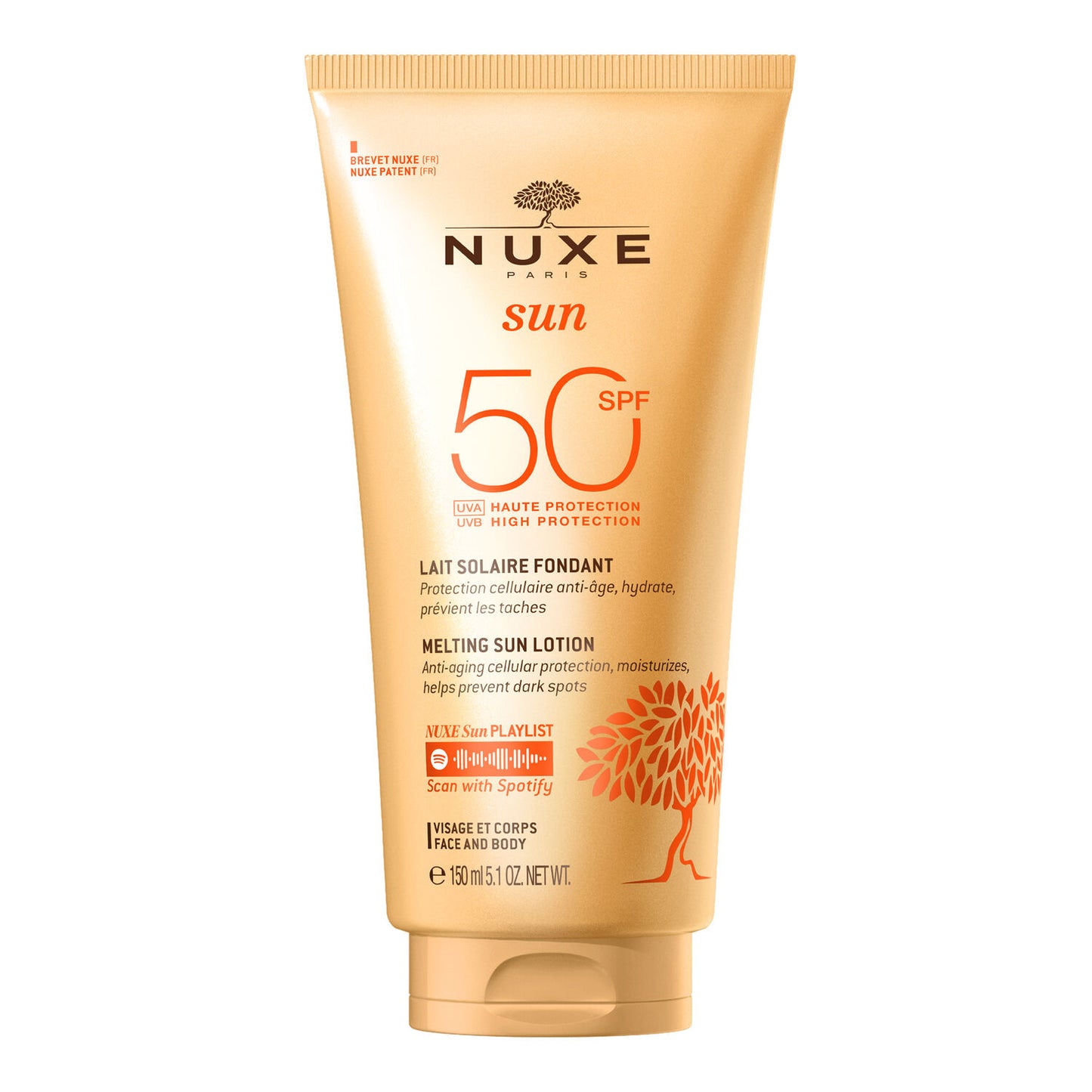 NUXE LAIT SOLAIRE FONDANT HAUTE PROTECTION SPF50