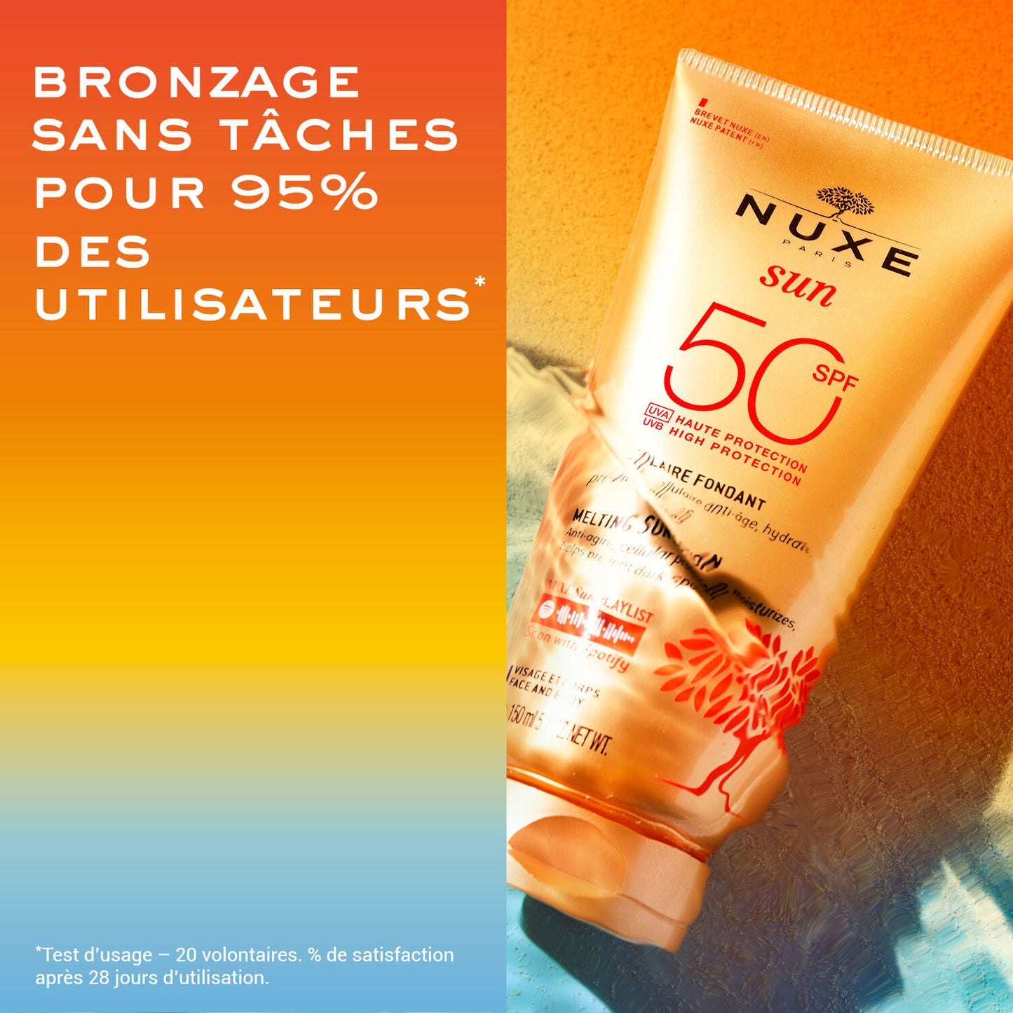 NUXE LAIT SOLAIRE FONDANT HAUTE PROTECTION SPF50