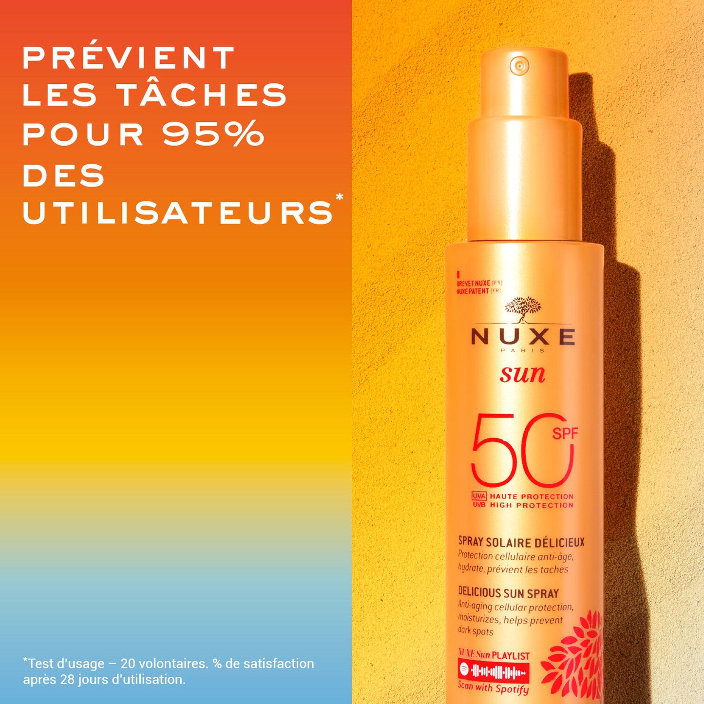 NUXE SUN SPRAY SOLAIRE DELICIEUX SPF50 50ML