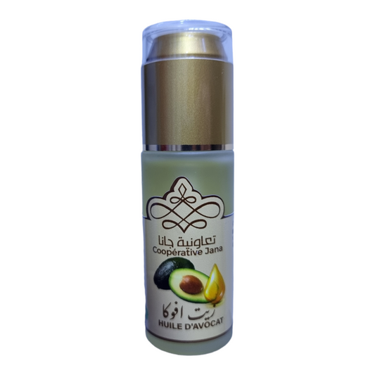 Huile d'avocat 60ml - Cooperative jana