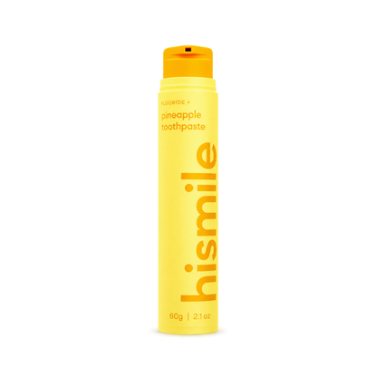 Pineapple toothpaste hismile