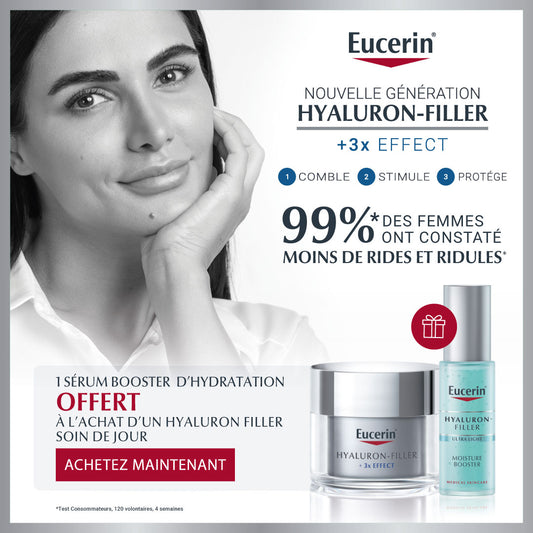 Eucerin Pack Anti-age hyaluron-filler jour 50ml + Serum booster 30ml