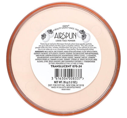 COTY Airspun Poudre libre pour le visage - LOOSE POWDER