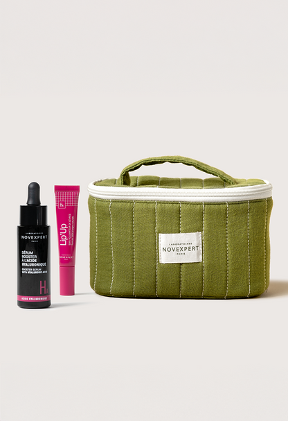NOVEXPERT - Trousse Verte Acide hyalyronique (Booster + Lip Up)