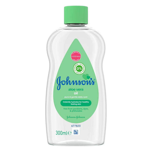 Johnson's Aloe Vera Baby Oil 300ml