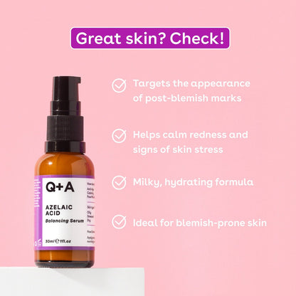 Q+A Azelaic Acid Facial Serum 30ml