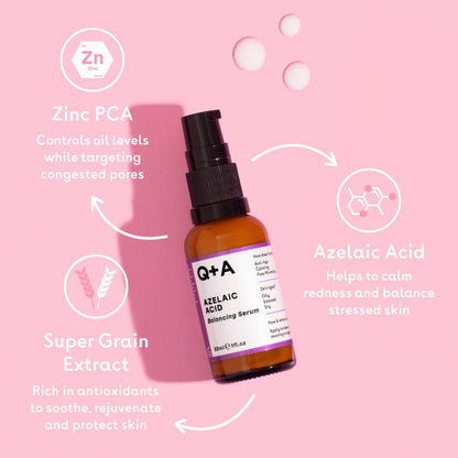 Q+A Azelaic Acid Facial Serum 30ml