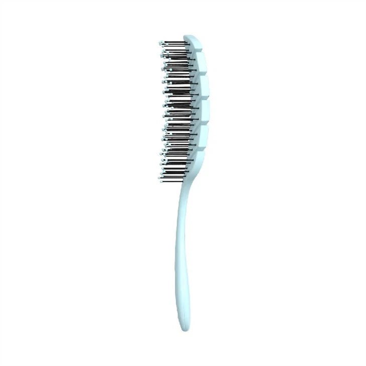 Brosse Cheveux Leaf Design Plastic Detangle Hair Brush