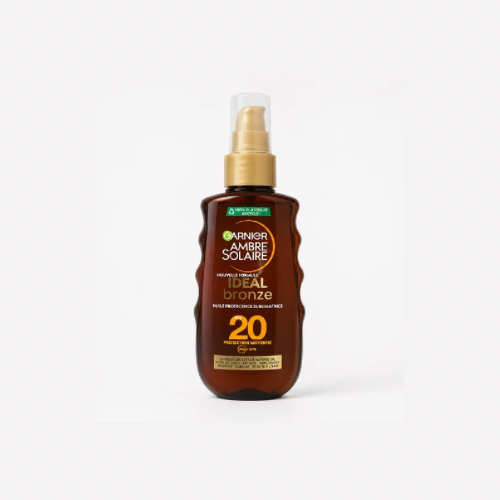 Garnier Ambre Solaire Ideal Bronze Huile Protectrice Sublimatrice SPF 20
