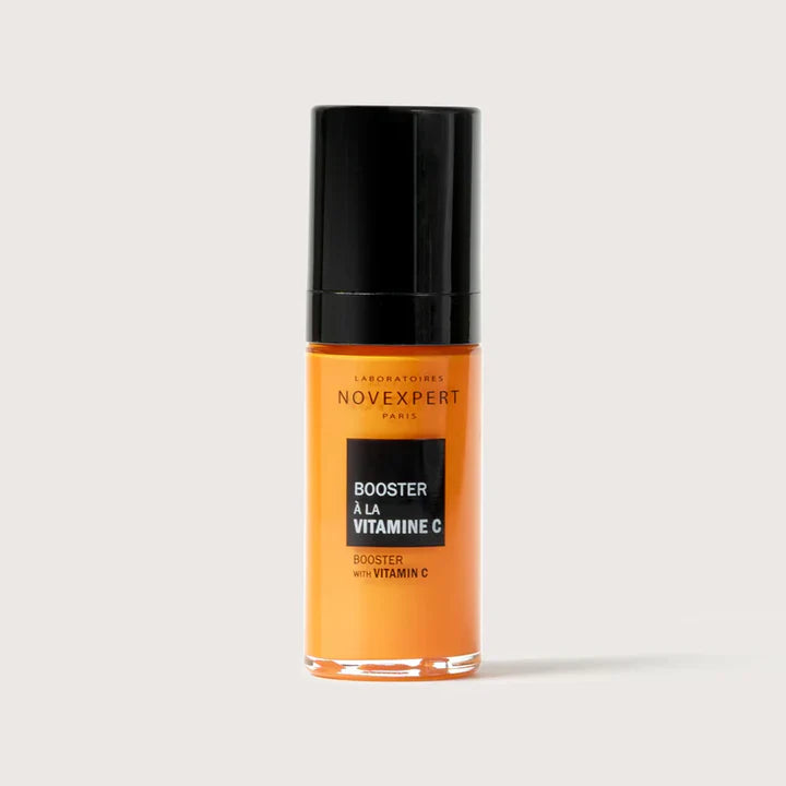 NOVEXPERT OFFRE SPECIALE DUO PEAU ECLATANTE sérum booster 30ml + Mousse Flash Eclat 150 ML + POCHON
