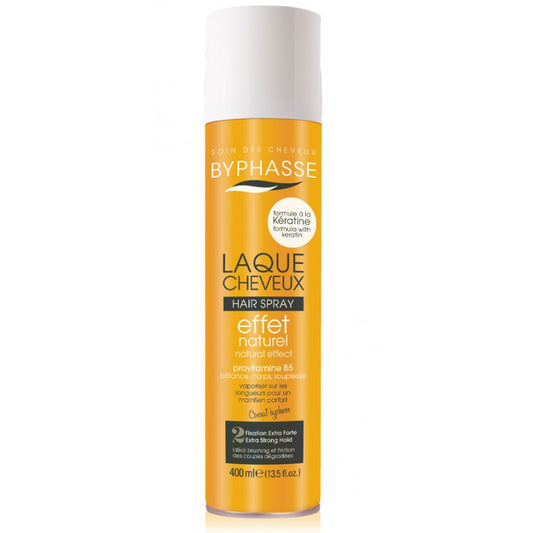 BYPHASSE LAQUE CHEVEUX EFFET NATUREL 400ML