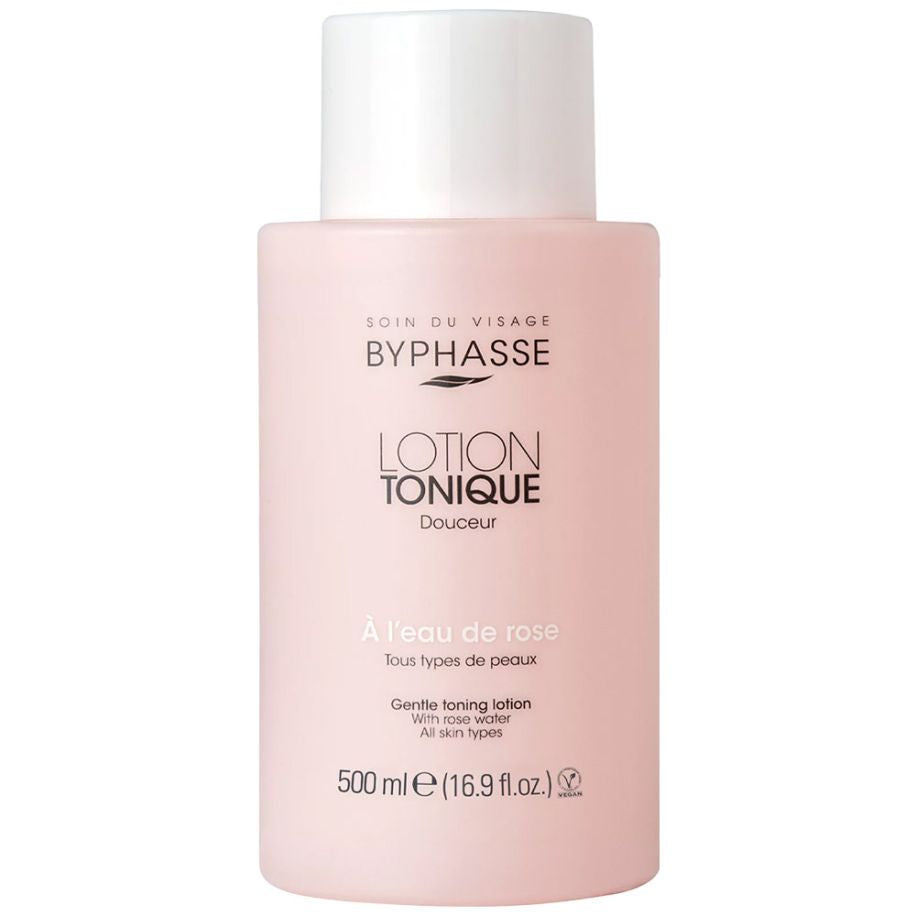 Byphasse Lotion tonique douceur à l'eau de rose 500ml