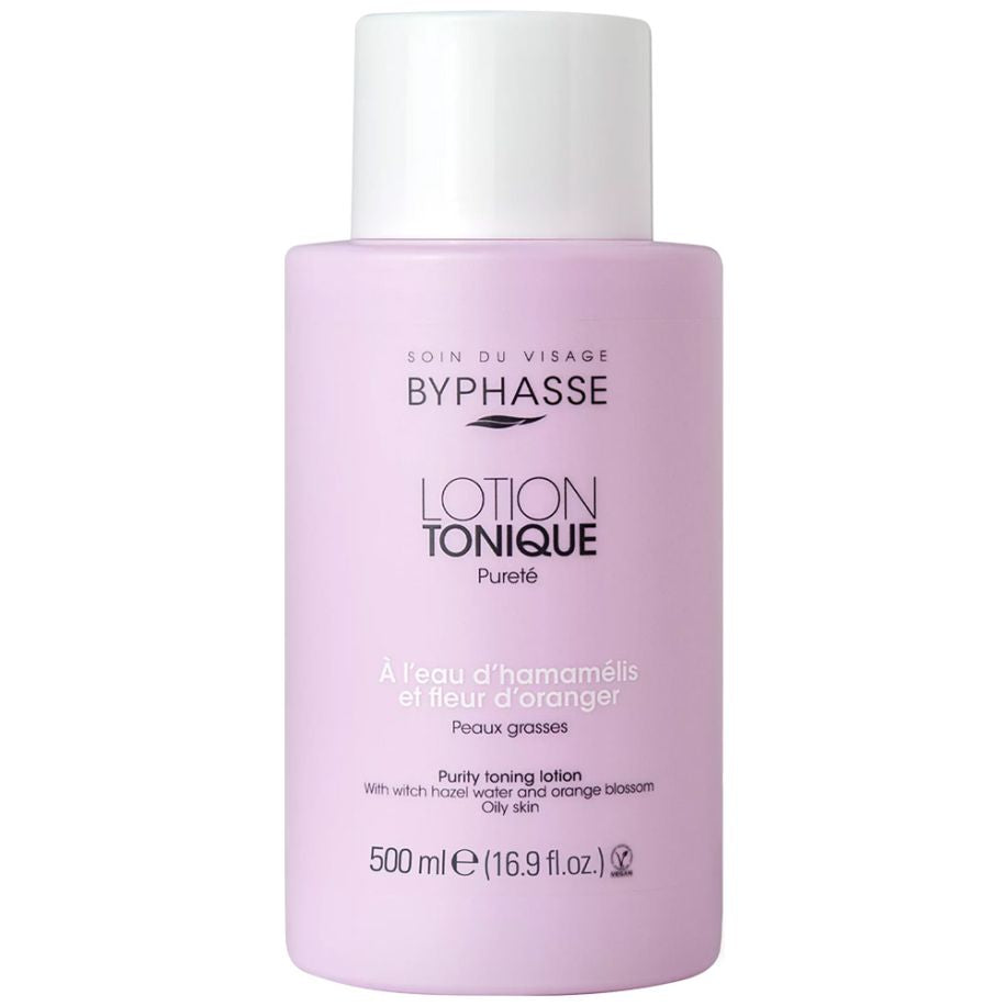 Byphasse Lotion tonique pureté à l'eau d'hamamélis et fleur d'oranger 500ml