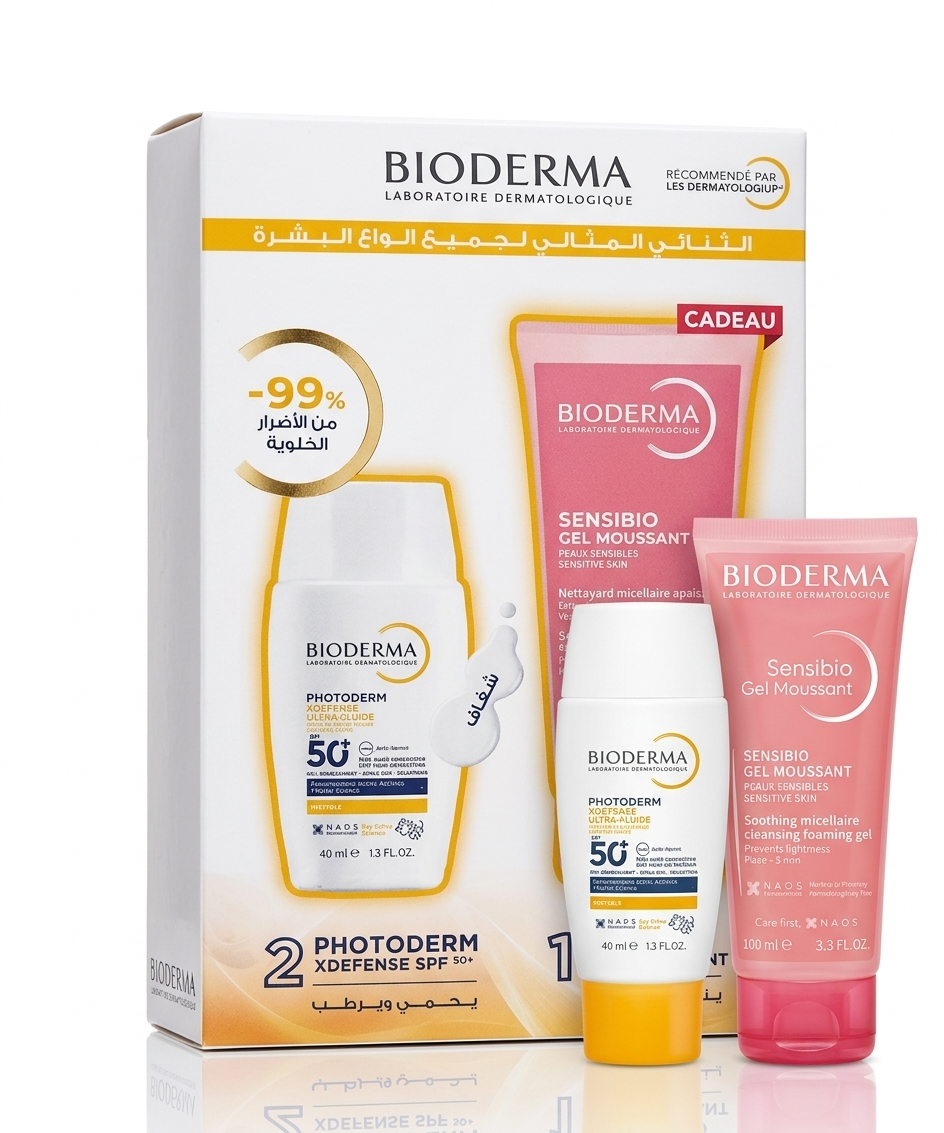 COFFRET PHOTODERM X DEFENSE INV+SENSIBIO GEL MOUSSANT 100 ML