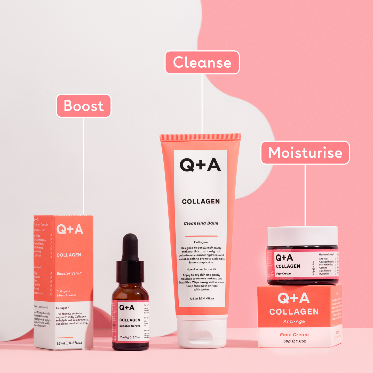 Q+a Collagen Cleansing Balm 125ml