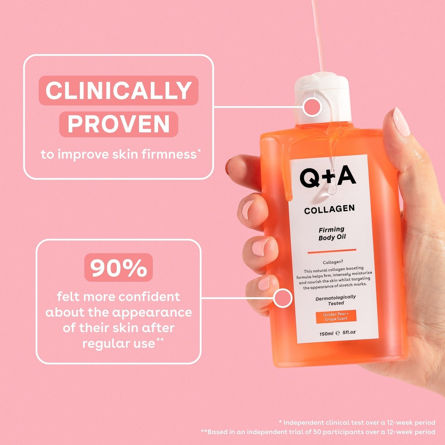 Q+A Collagen Firming Body Oil 150ml