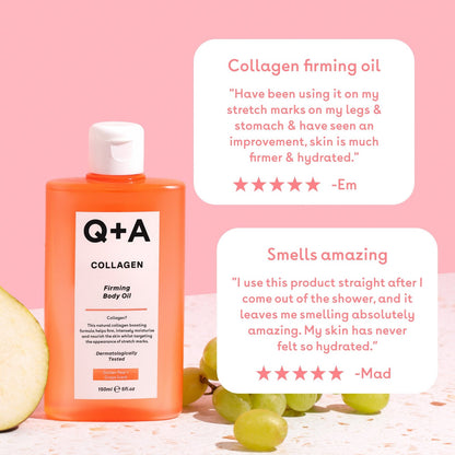 Q+A Collagen Firming Body Oil 150ml