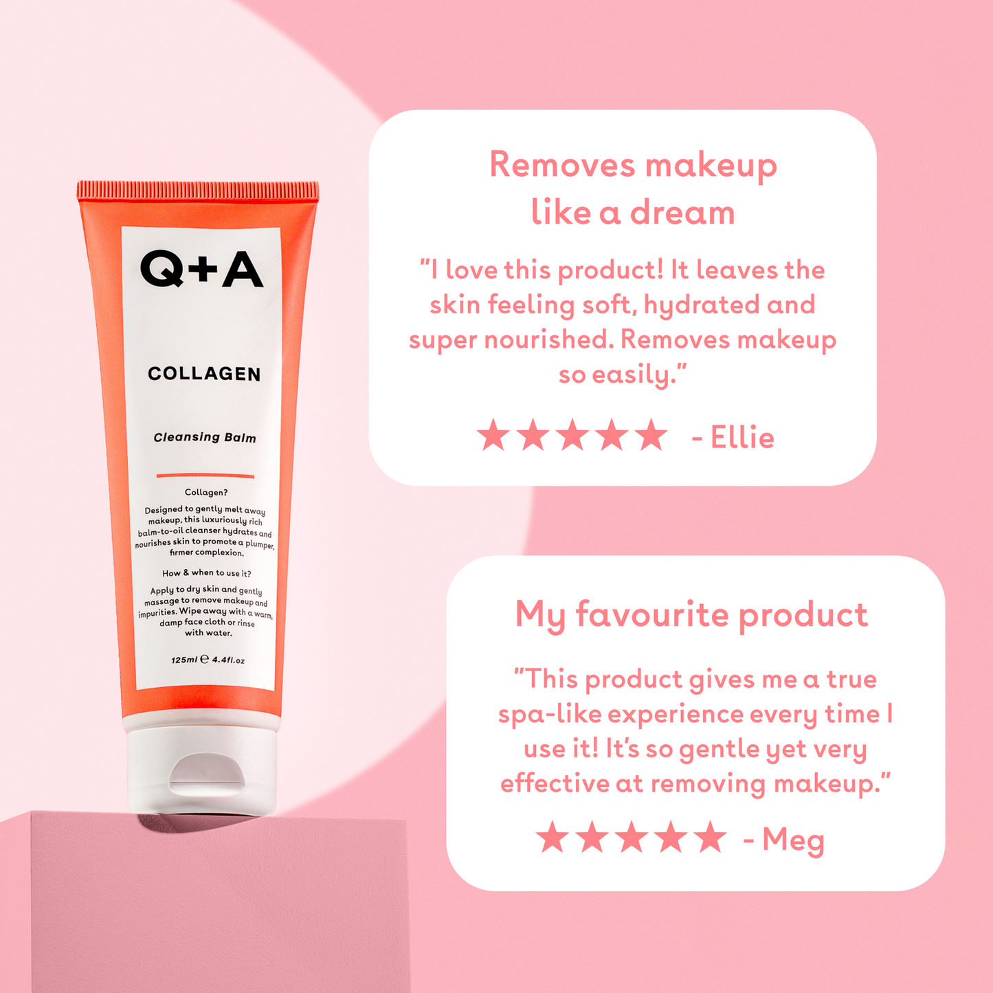Q+a Collagen Cleansing Balm 125ml