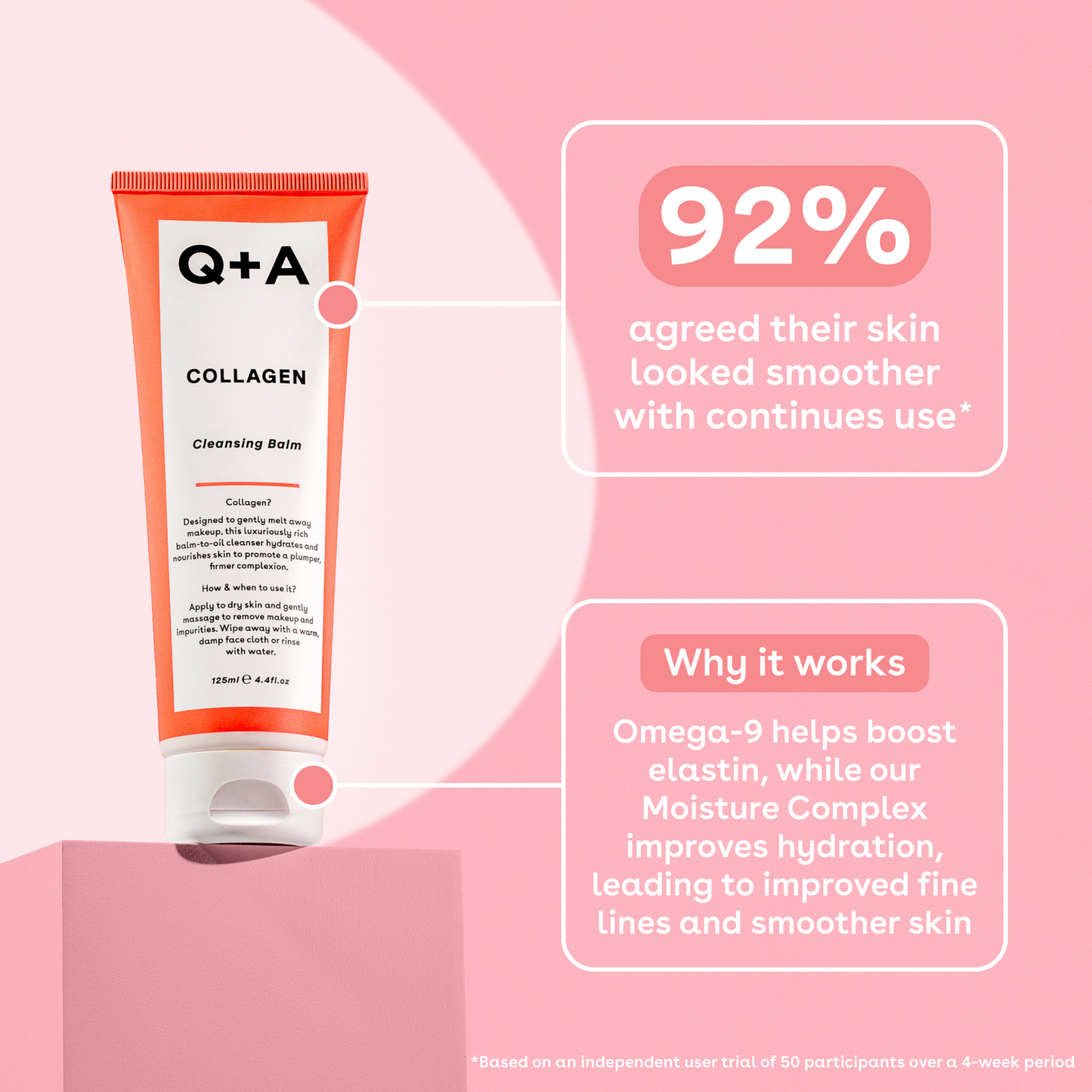 Q+a Collagen Cleansing Balm 125ml