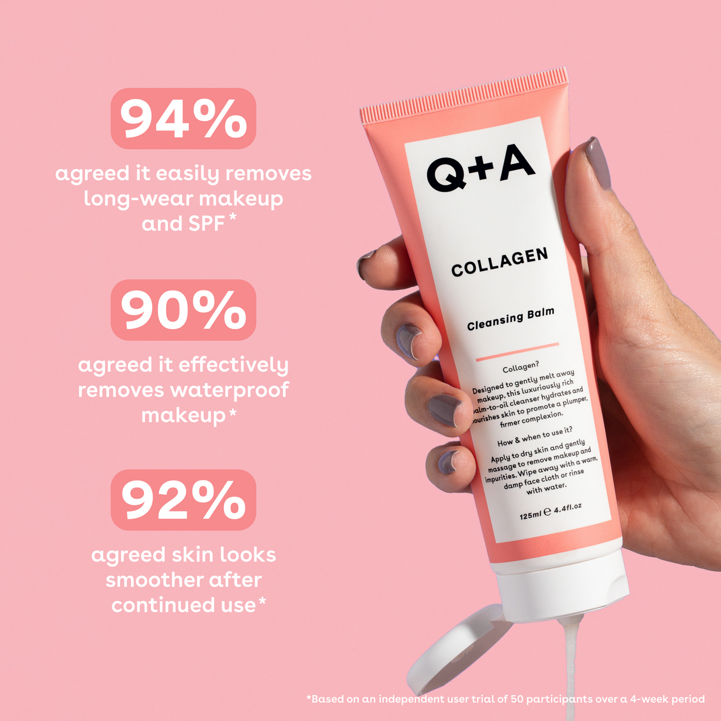 Q+a Collagen Cleansing Balm 125ml