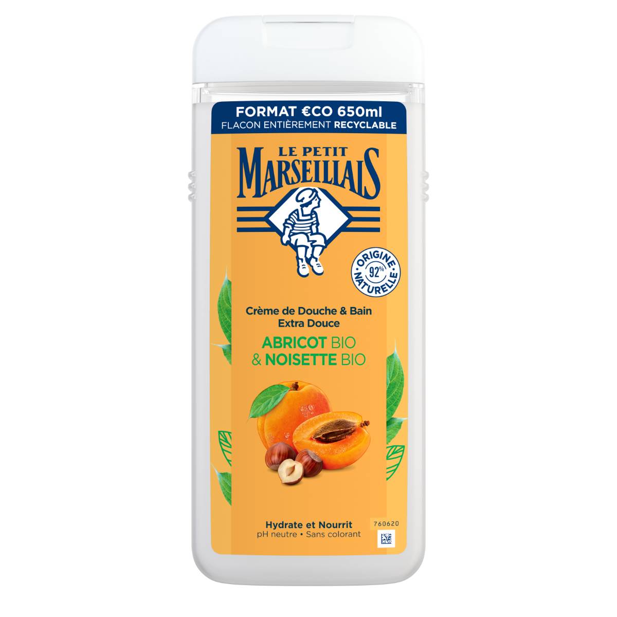 Le Petit Marseillais Creme de Douche & Bain Extra Douce.