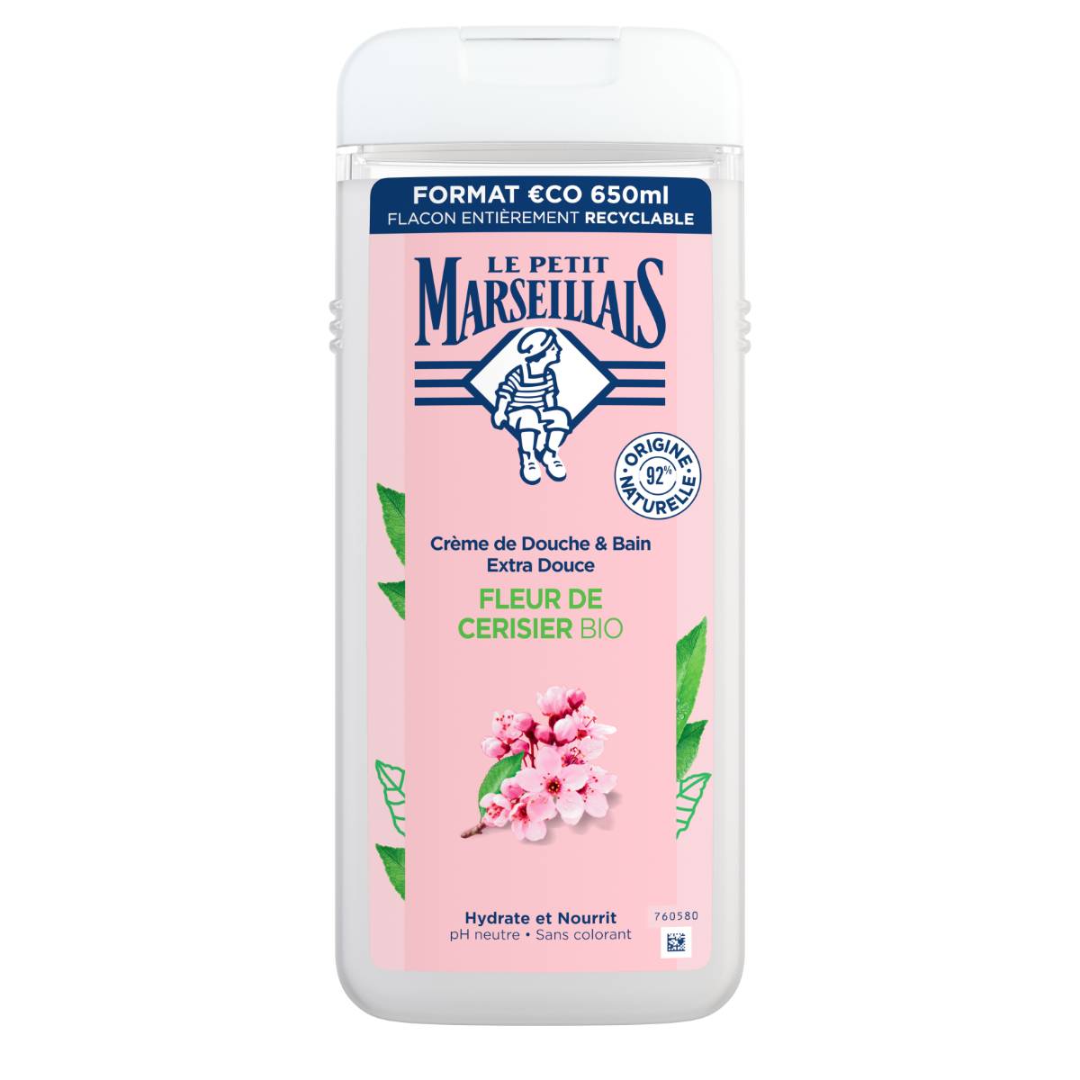 Le Petit Marseillais Creme de Douche & Bain Extra Douce.