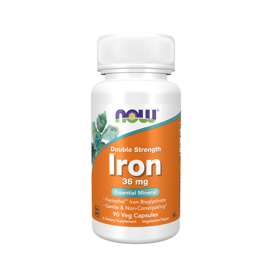 Iron 36 mg, Double Strength Veg Capsules