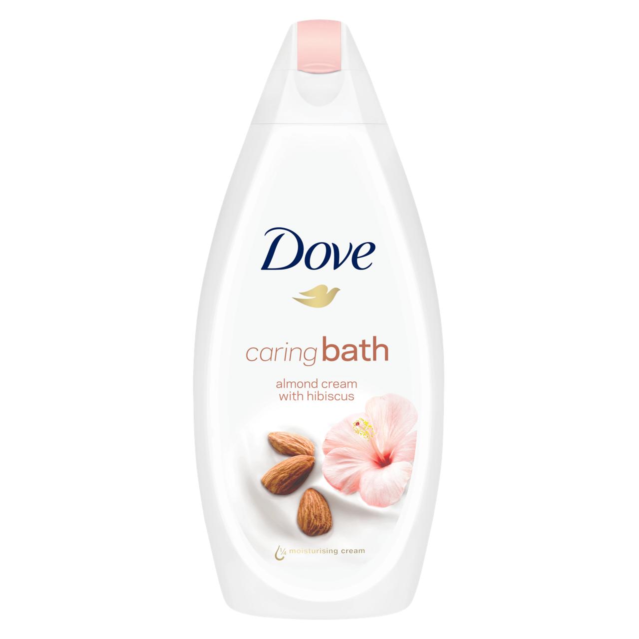 DOVE CARING BATH ALMOND CREAM GEL DOUCHE 750ml