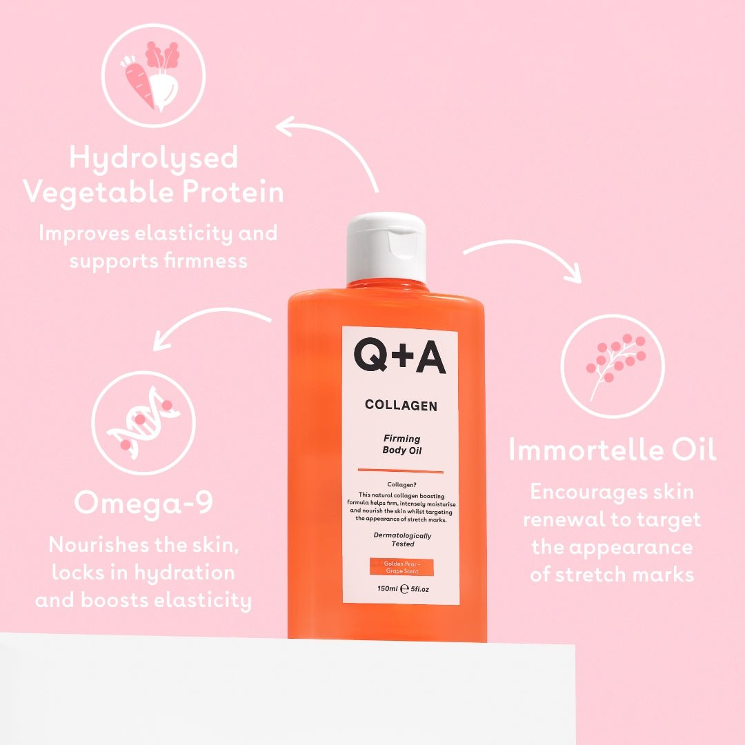 Q+A Collagen Firming Body Oil 150ml