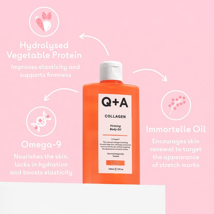 Q+A Collagen Firming Body Oil 150ml