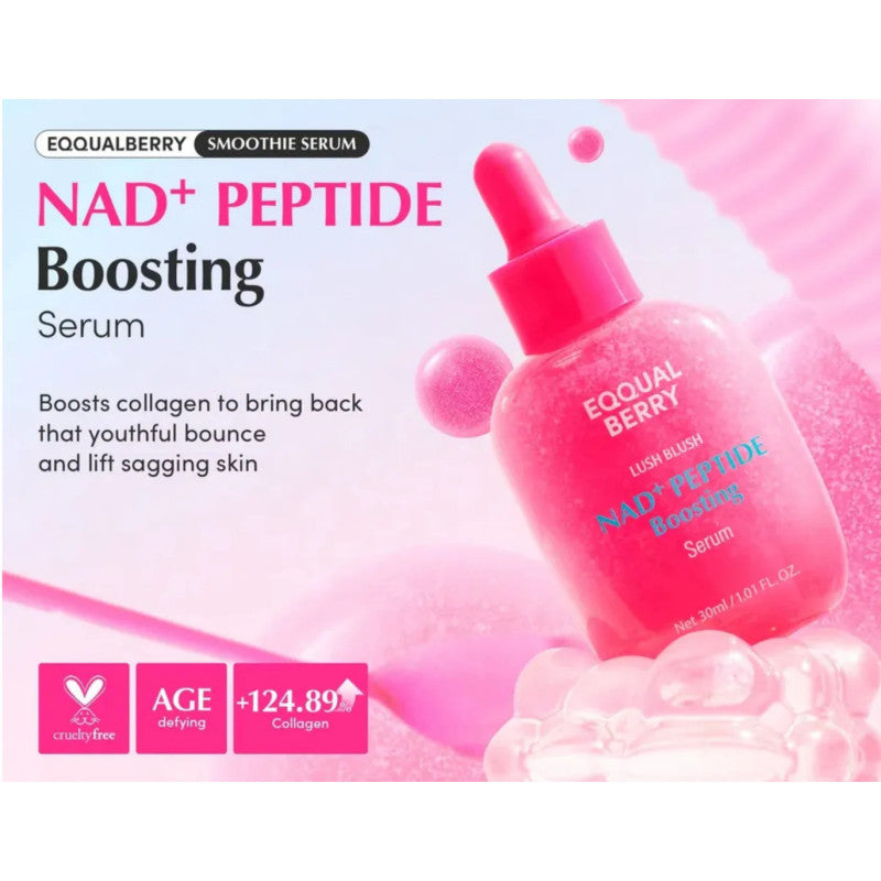 EQQUALBERRY - NAD+ Peptide Boosting Serum - 30ml