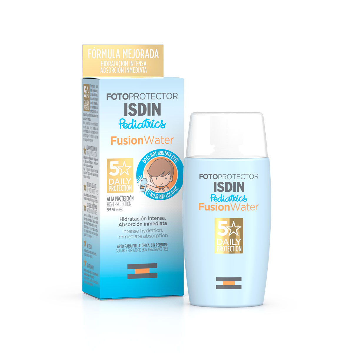 Fotoprotector ISDIN Fusion Water Pediatrics SPF 50