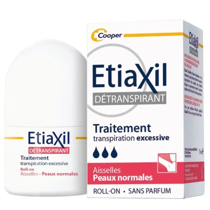 ETIAXIL DETRANSPIRANT AISSELLES PEAUX NORMALE ROLL ON 15ML