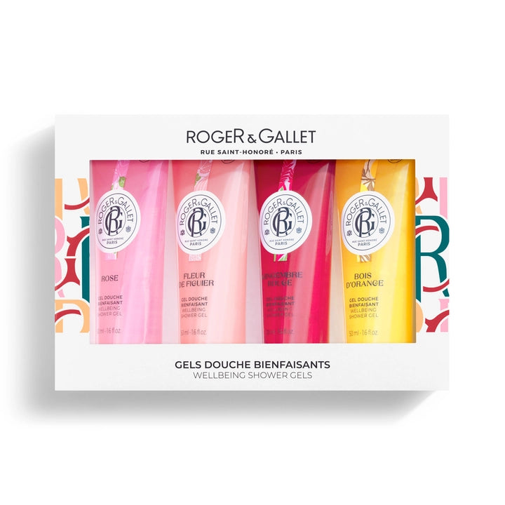 ROGER & GALLET COFFRET 4 GELS DOUCHES *50ML