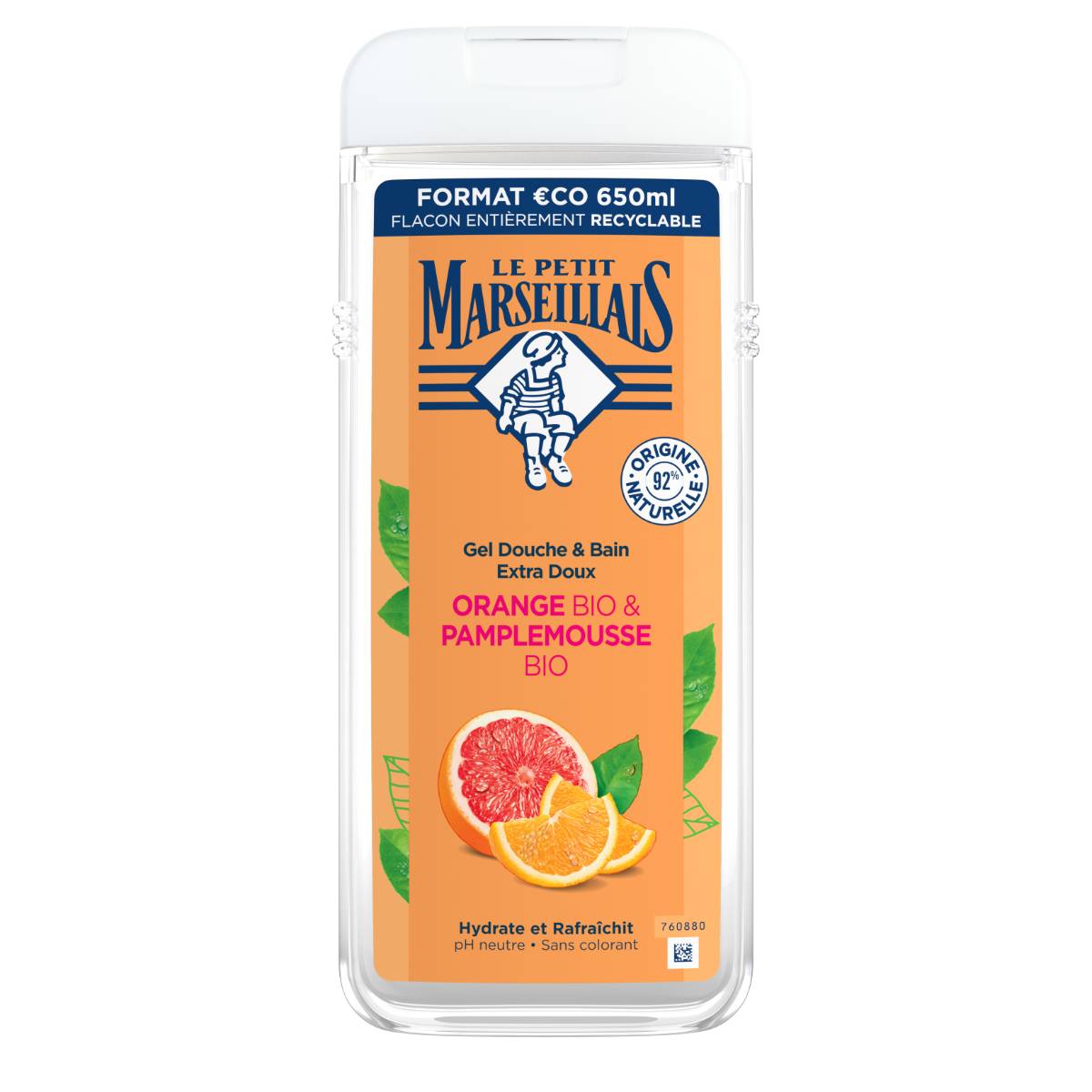 Le Petit Marseillais Creme de Douche & Bain Extra Douce.