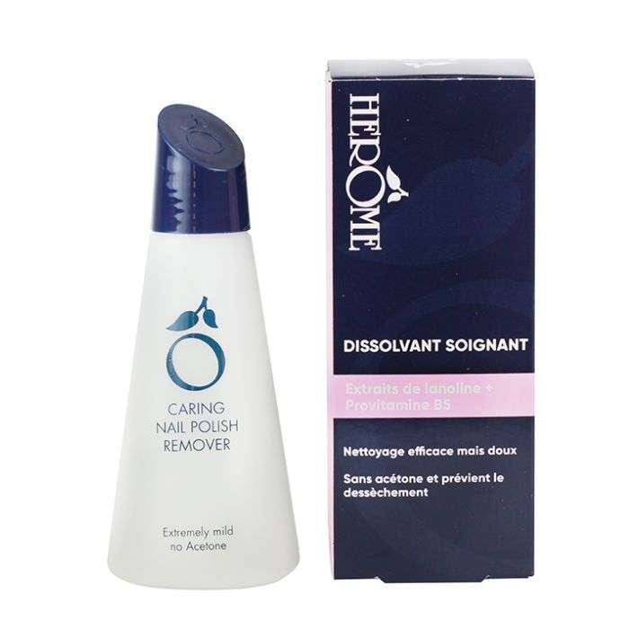 Dissolvant soignant Herome sans acetone 120 ml