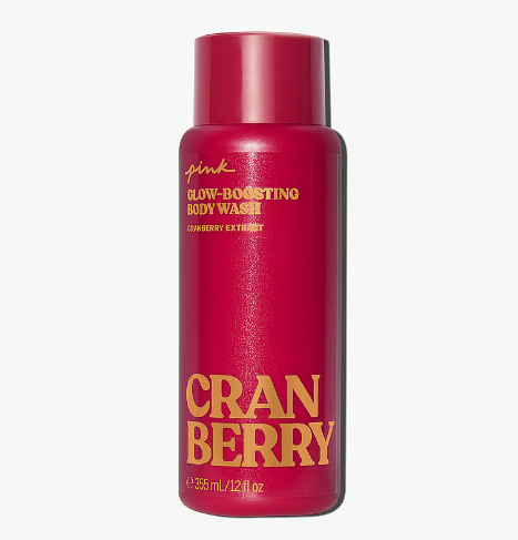 Victoria's Secret Pink Glow-Boosting Cranberry Body Wash.