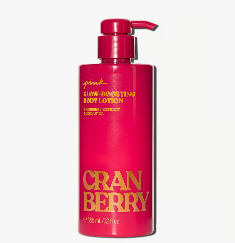Victoria's Secret Pink Glow-Boosting Cranberry Body Lotion